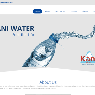 Kani Water web